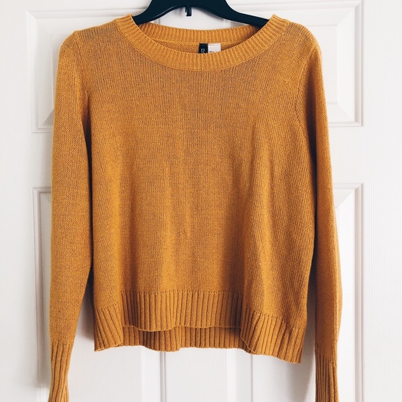 h&m mustard sweater - Picture 1 of 2
